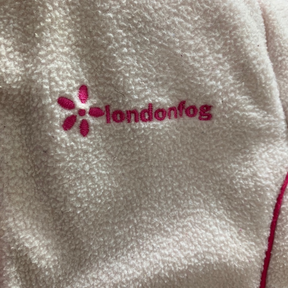London Fog Reversible Hooded Pink Girls Jacket - Picture 5 of 9
